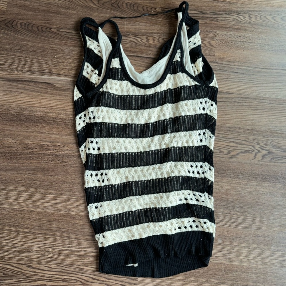 Crocheted tank top